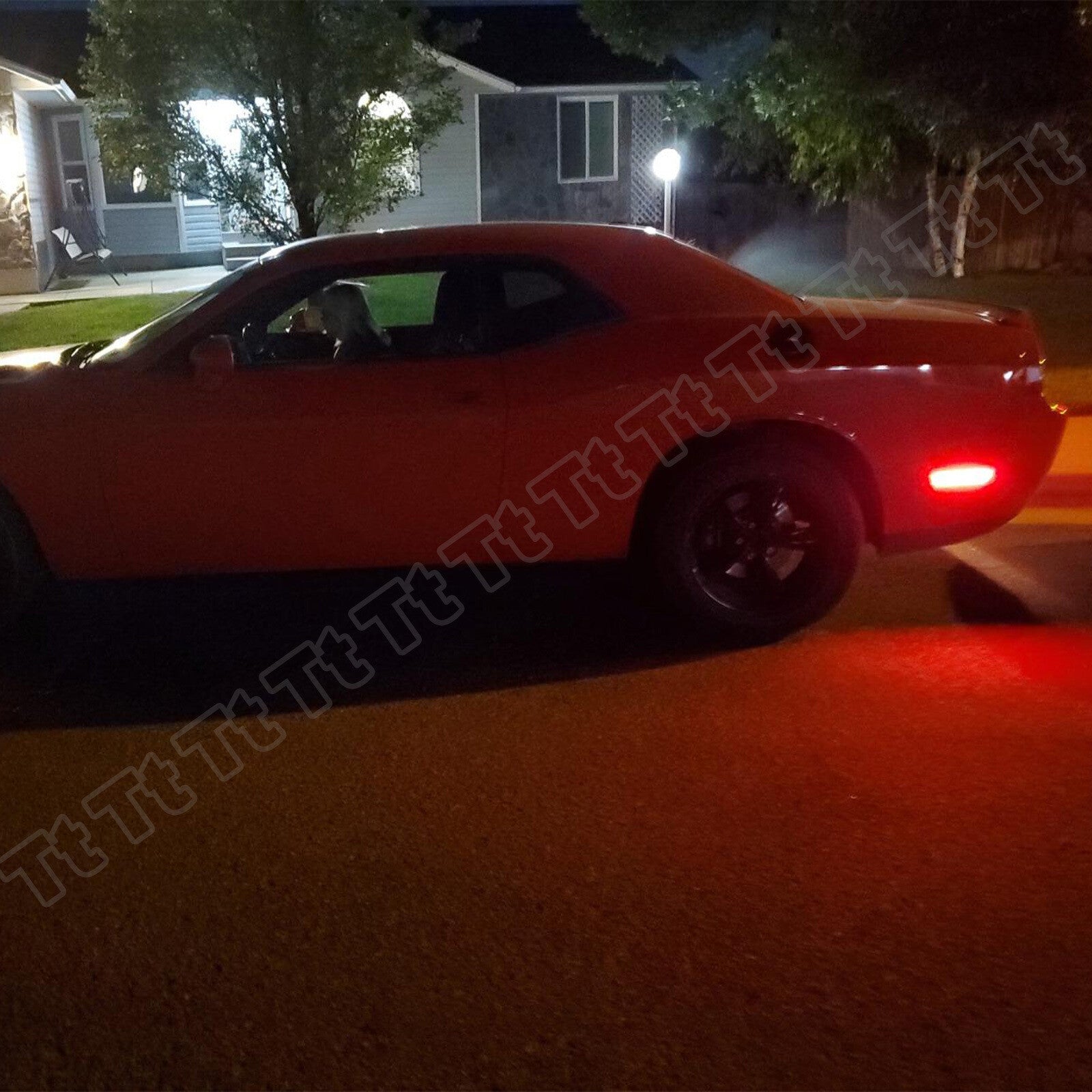 Suitable for 08-14 for Dodge for Challenger 11-14 Charger Smoked LED Rear Side Marker Light