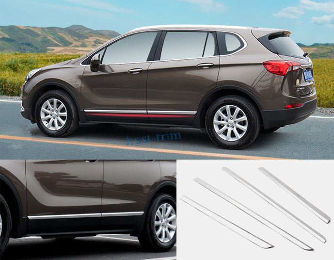 Chrome Door Body Side Cover Molding Strips Trim Fit for Buick ENVISION 2016-2020