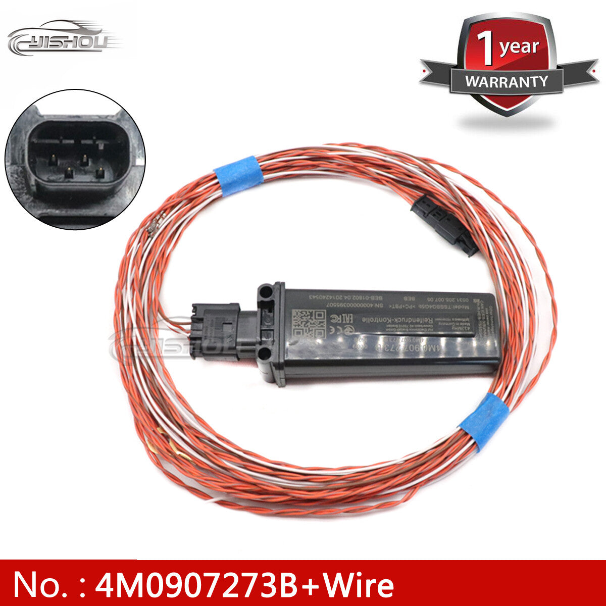 4M0907273B + Steel Wire Tire Pressure Module (TPMS) for Audi RS3, RS4, RS5, A6, A7, for A8 , Q8, Q7