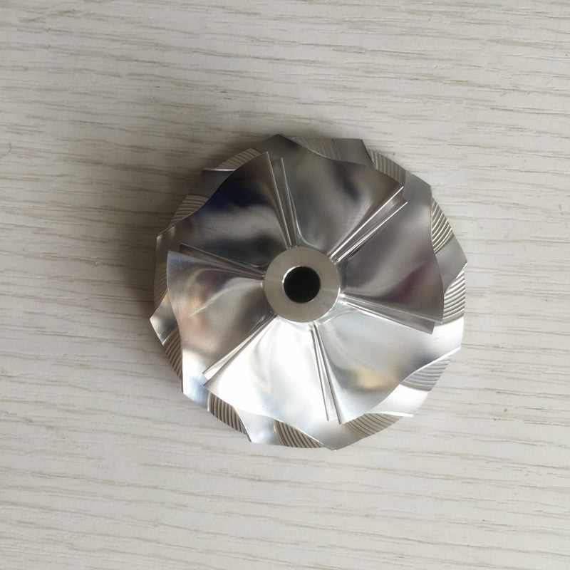 TD05H 20G 52.56/68.01 mm 6+6 blade turbine milling/bulk compressor wheel