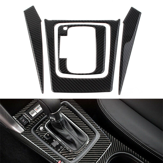 Schalthebelabdeckung Zierleiste Dekor Carbon 4PCS for Subaru Forester 2013-2018