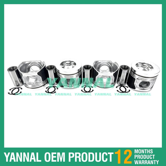4-piece D4D piston STD parts for Volvo excavators