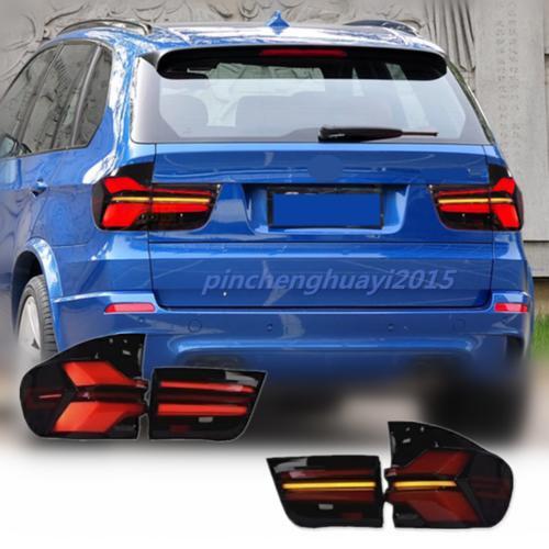 Dynamic signals for BMW X5, X5M, and E70 Smoke Black LED taillights (2007-13)