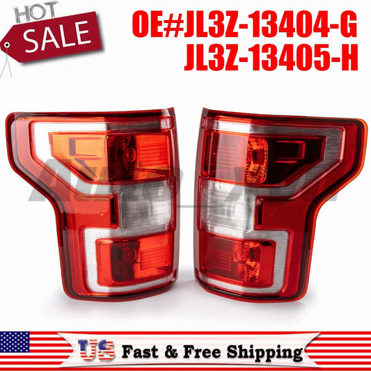 One pair of left and right rear brake taillights suitable for Ford F-150 (2018/2019).