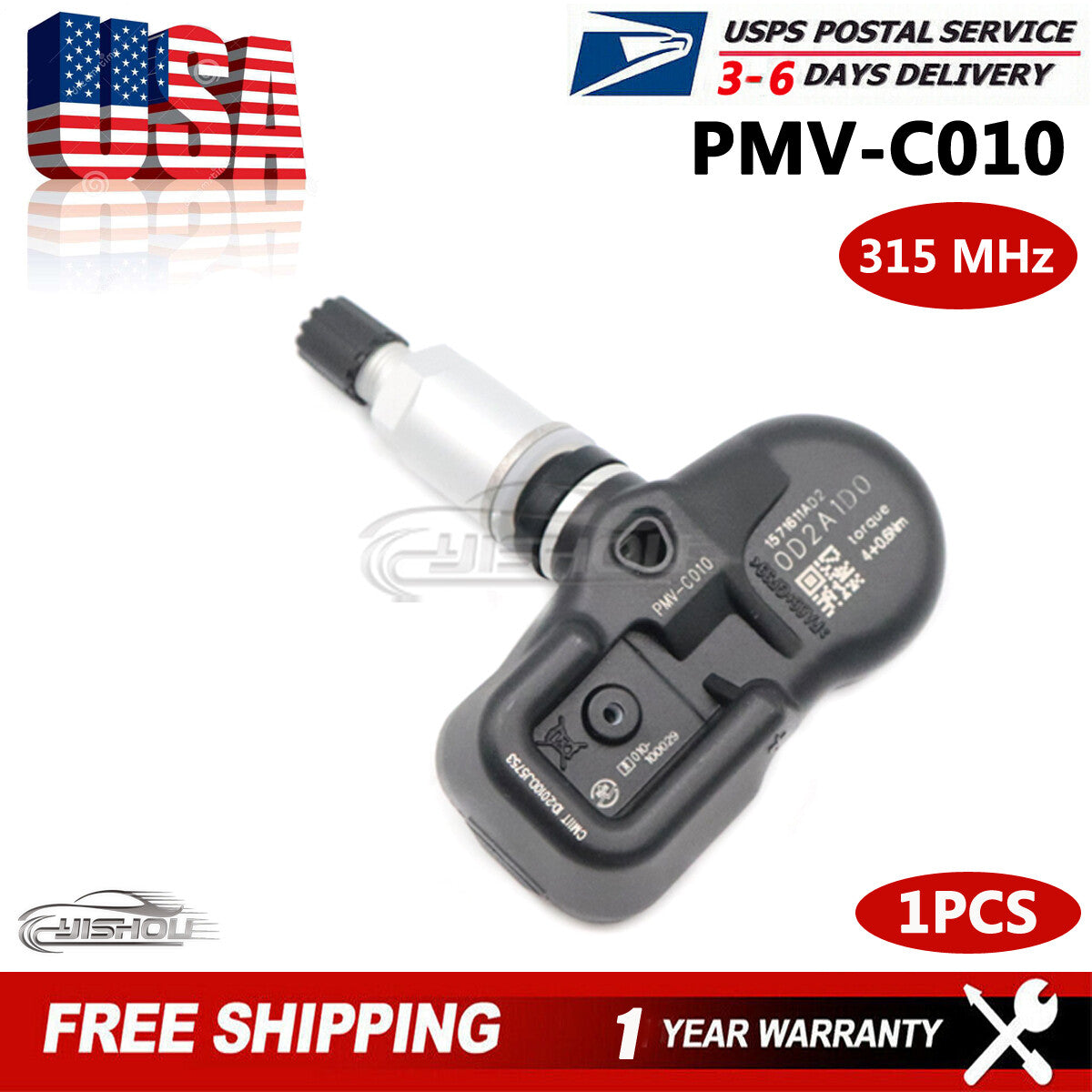 PMV-C010 Tire Pressure Sensor TPMS for Toyota for Lexus 315MHz 42607-30060