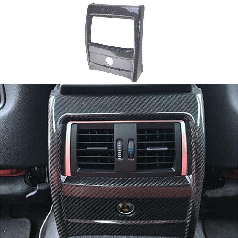 for BMW M3 M4 2015-2020 Dry Carbon Fiber Rear Air Outlet Vent Cover Trim 1PCS