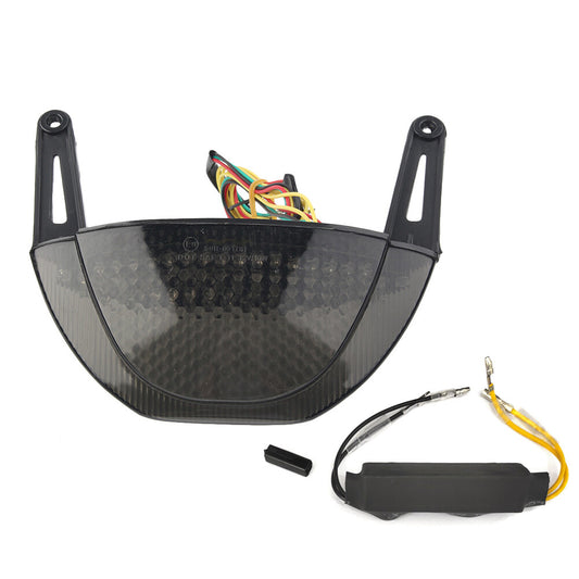 ABS Rear Integrated Indicator Tail Light Lamp for Honda CBR600RR 2007-2012 Black