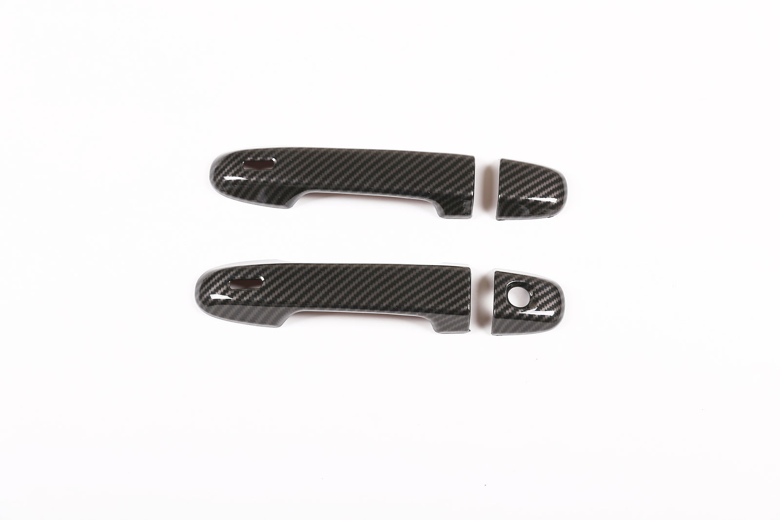 ABS carbon fiber front and rear badge decorative rings for Subaru Forester 2013 - 2018