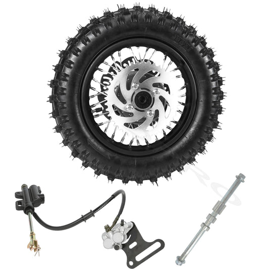 10-inch rear wheel, 3.00-10 tire, rim, disc brake, for Yamaha TTR50 Apollo Toto-Moto Bike