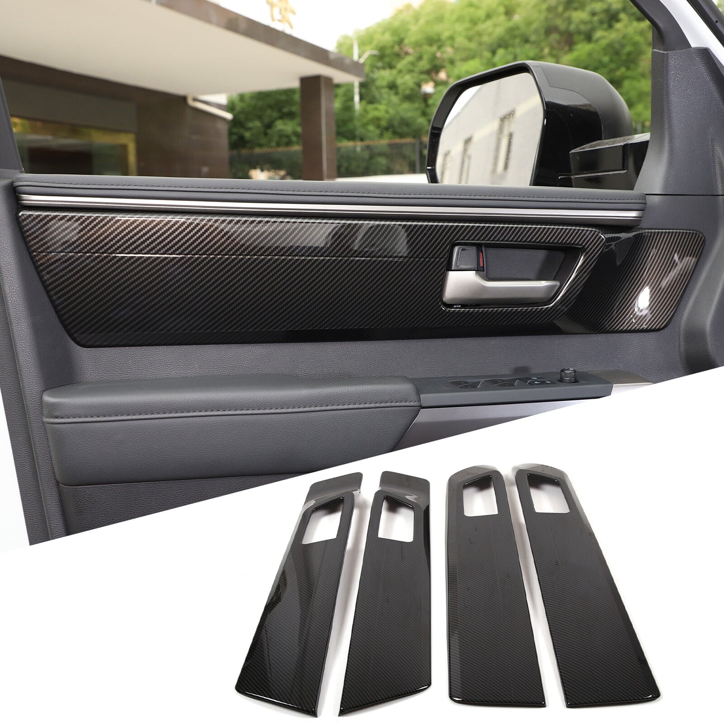 Alloy black steering wheel button trim for Land Rover LR for Range Rover Vogue 13-17
