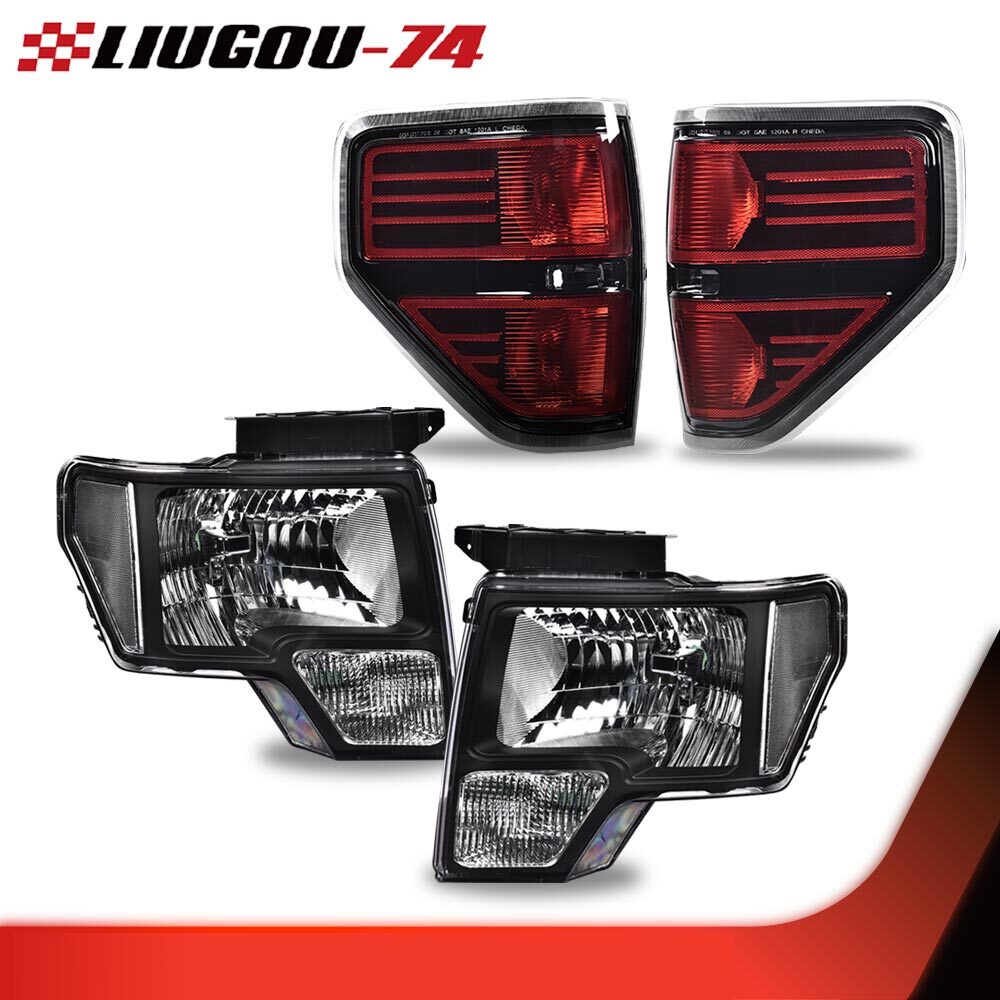 Taillight brake + side transparent corner headlights suitable for 09-14 for Ford F-150 Pickup Truc