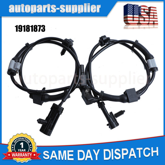 2 front left ABS wheel speed sensors 19181873 for Chevrolet Silverado for GMC