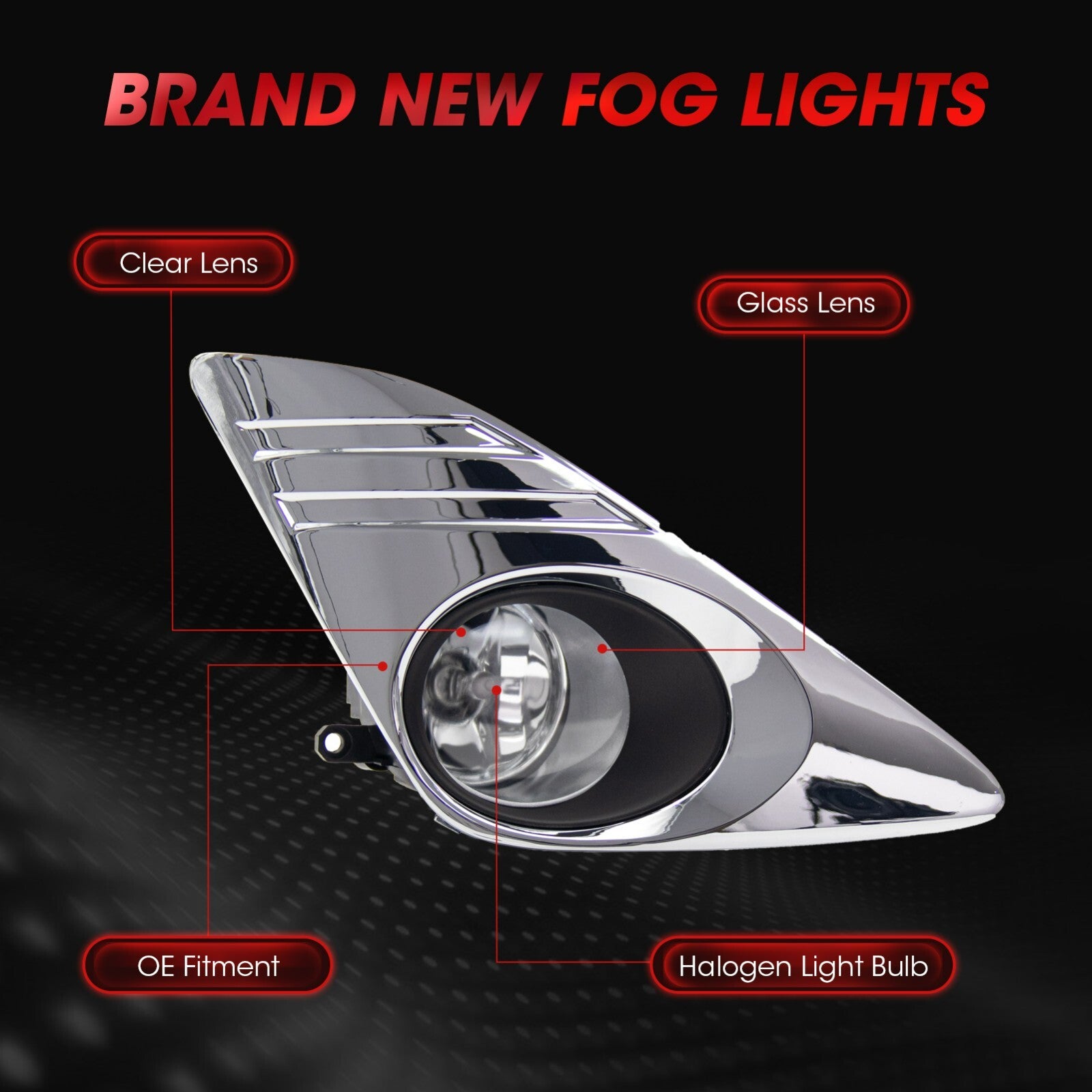 Fog light assembly suitable for 2012-2014 for Toyota for Camry fog light protection cover upgrade
