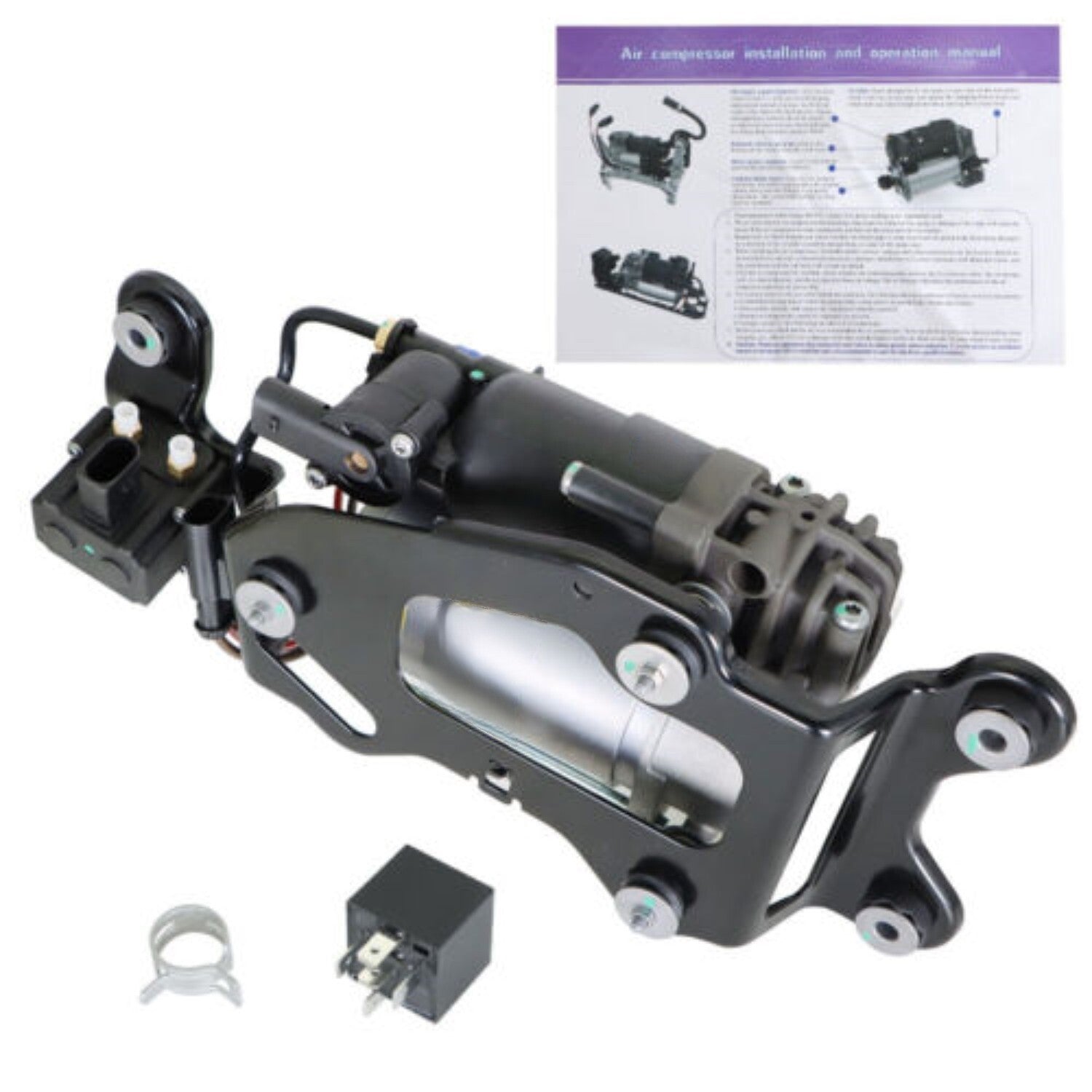 for BMW X5 (F15/F85) 2014-2018 Air Suspension Compressor Pump 37206875177 NEW