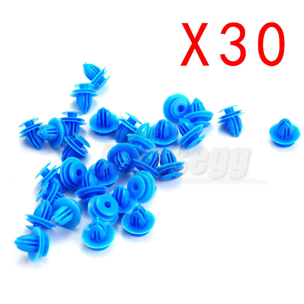 30Pcs Trim Board Panel Retainer Clip Nylon for Toyota 91560-S6A-003 for Accord for Civic