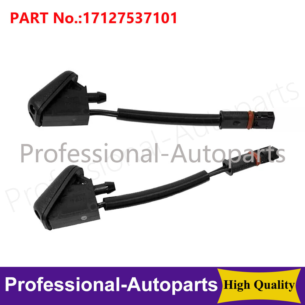 Left + Right Windshield Washer Sprayer Nozzle for Mini R55 R56 R57 R61 1.6T COOPER ALL4