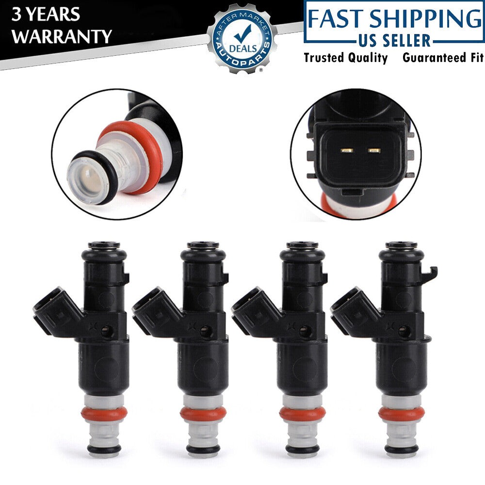 4PCS Fuel Injectors For 2003-2007 for Honda Accord 2.4L 16450RAAA01 16450-RAA-A01