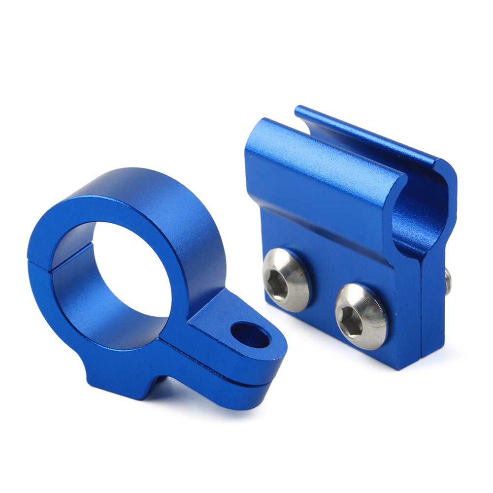 Fit for Honda CR80R CR85R CR125R CR250R 2xCNC Front Brake Line Hose Clamp Guide Blue