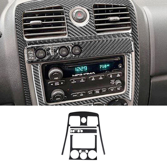 Carbon Fiber Radio Climate Surround(4WD) Cover For Colorado 2004-12/ for Canyon 05-12