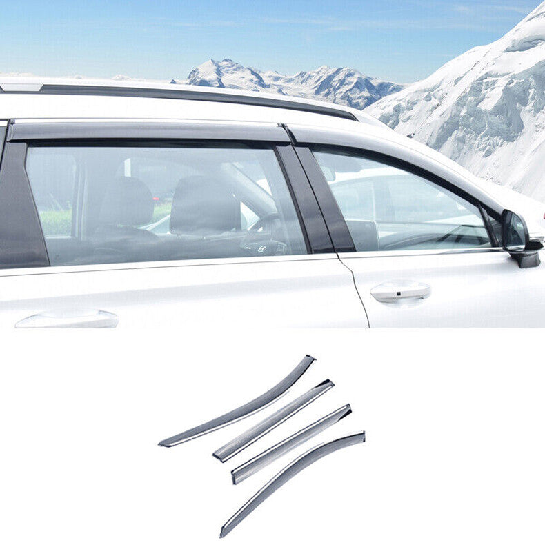 for Hyundai Santa Fe 2019-2022 Window Visor Vent Sun Shade Rain Guard Door Visor