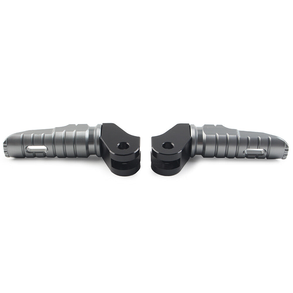 2x CNC Front Foot Pegs Footpegs Pedal Aluminum For T100 T120 2016-2022 Titanium