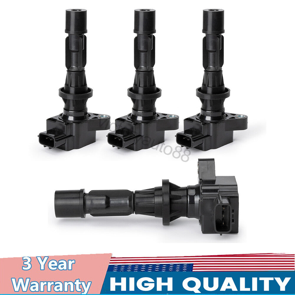 4-pack of new L3G218100 ignition coils suitable for MAZDA 3 6 06-13 CX-7 07-12 MX-5 06-15