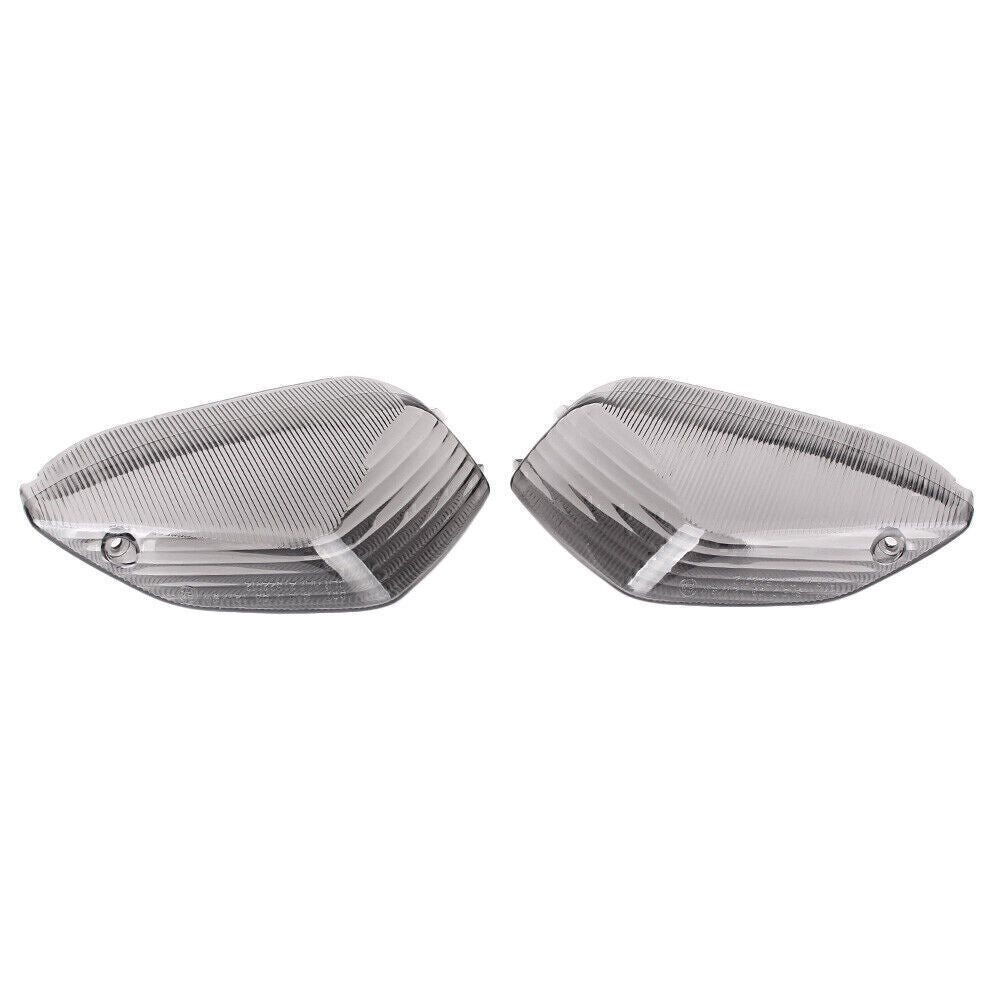 for KAWASAKI ZX-14R 2006-10 ZX-10R 2006-07 2x Smoke Rear Turn Signal Light Lens