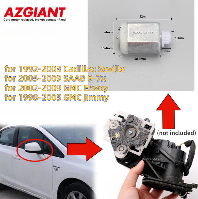 10-tooth automotive door lock actuator motor suitable for 2002-2009 Jimsy Special Envoy / 1998-05 Jimsy