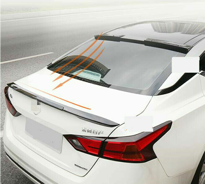 for Nissan Altima 2019-22 Carbon Look ABS Rear Tail Trunk Spoiler Wing Lip Cover
