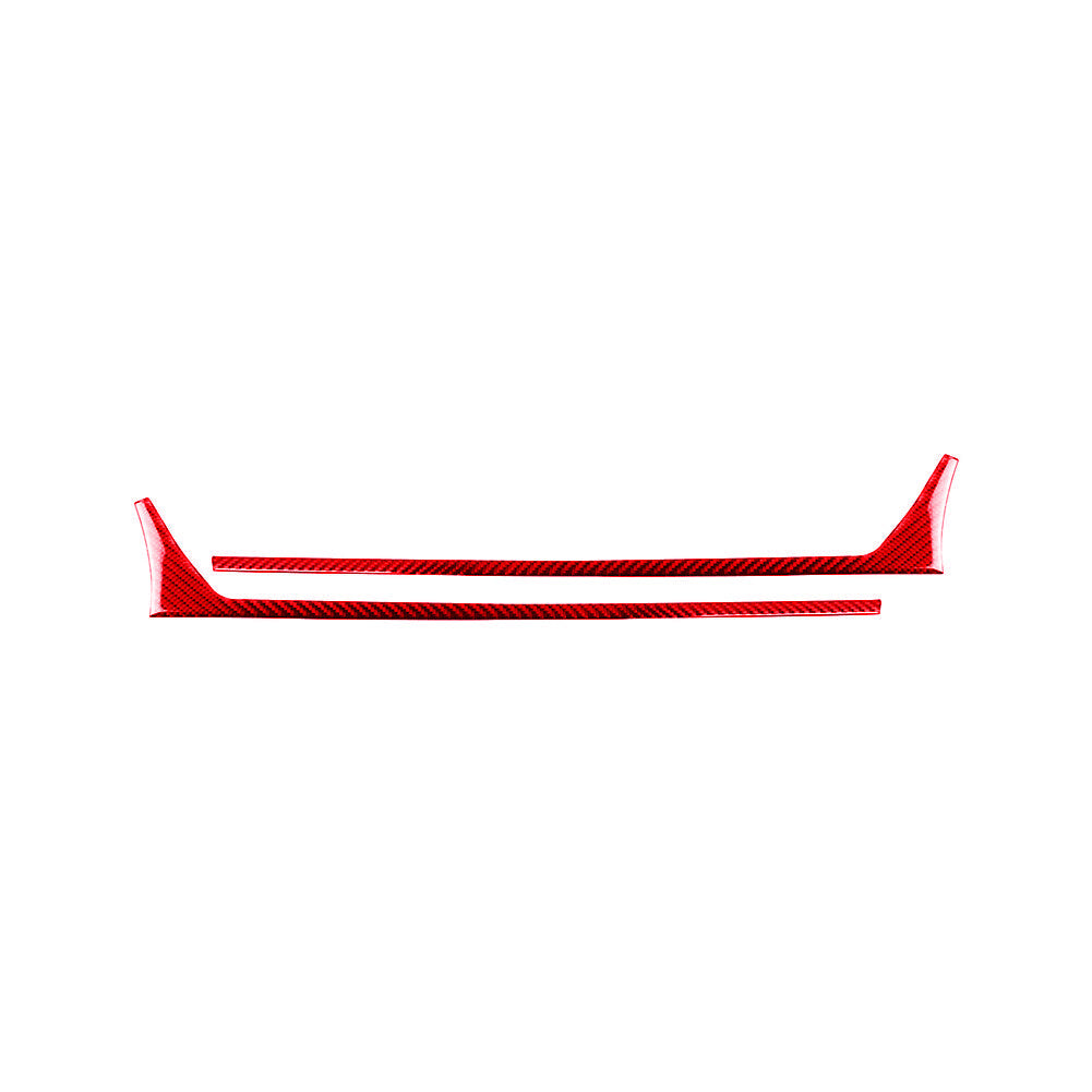 Carbon Fiber Interior Door Storage Accent Trim for Toyota 86 for Subaru BRZ Red