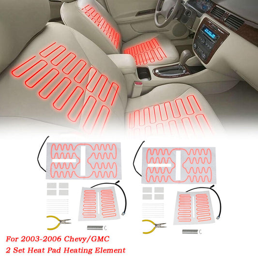 2x for Seat Heater Element Pad Kit LHRH For 2003-2006 for Chevy Avalanche for Sierra for Yukon