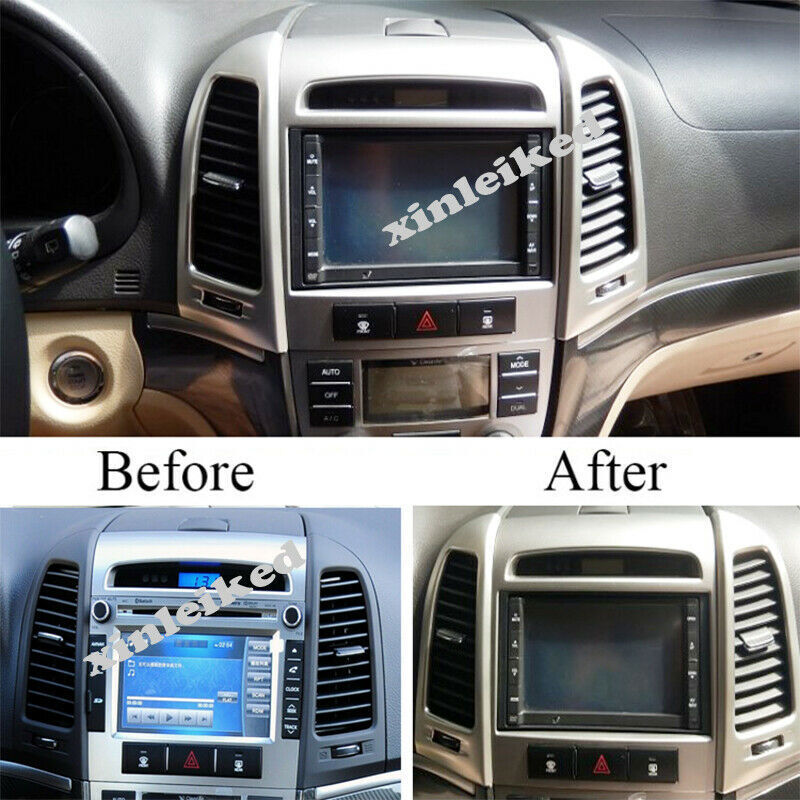 for Hyundai Santa Fe 2006-2012 Central Console Air Outlet Vent Frame Cover Trim