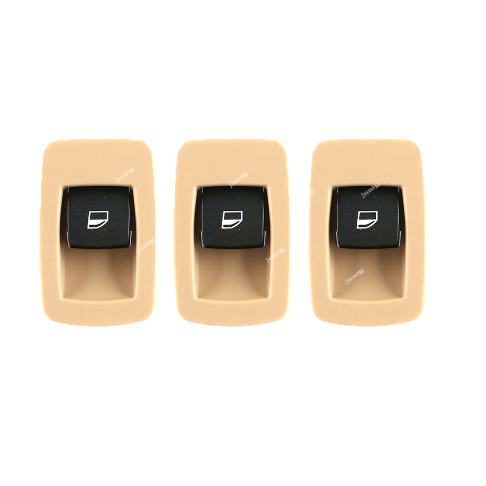 3Pcs Power Window Lifter Button Switch Right Front for BMW 3-Series 316i 318i for X5