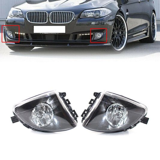 Car Front Fog Light Lamps LH+RH Fit for BMW 5-Series F10 535i 550i 528i 2011-2013