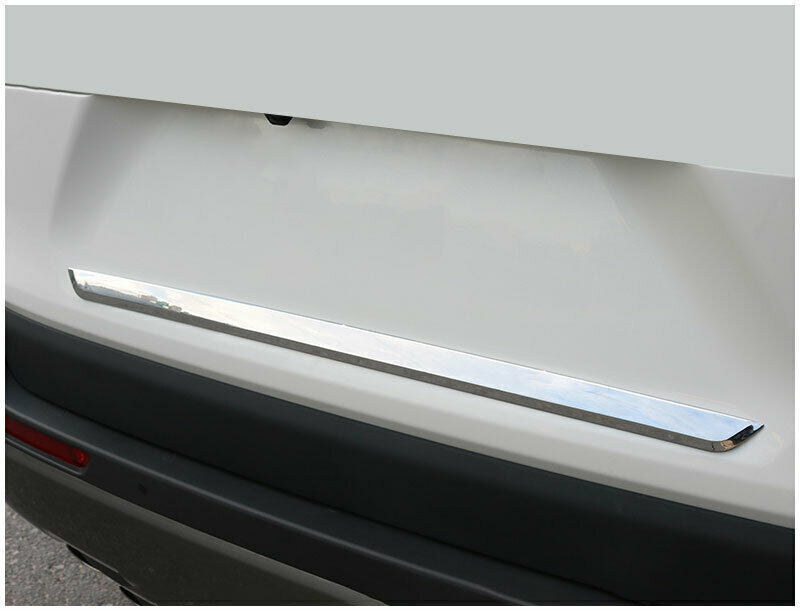 for Toyota RAV4 19-23 Chrome ABS Rear License Plate Lid Bottom Cover Strip Trim