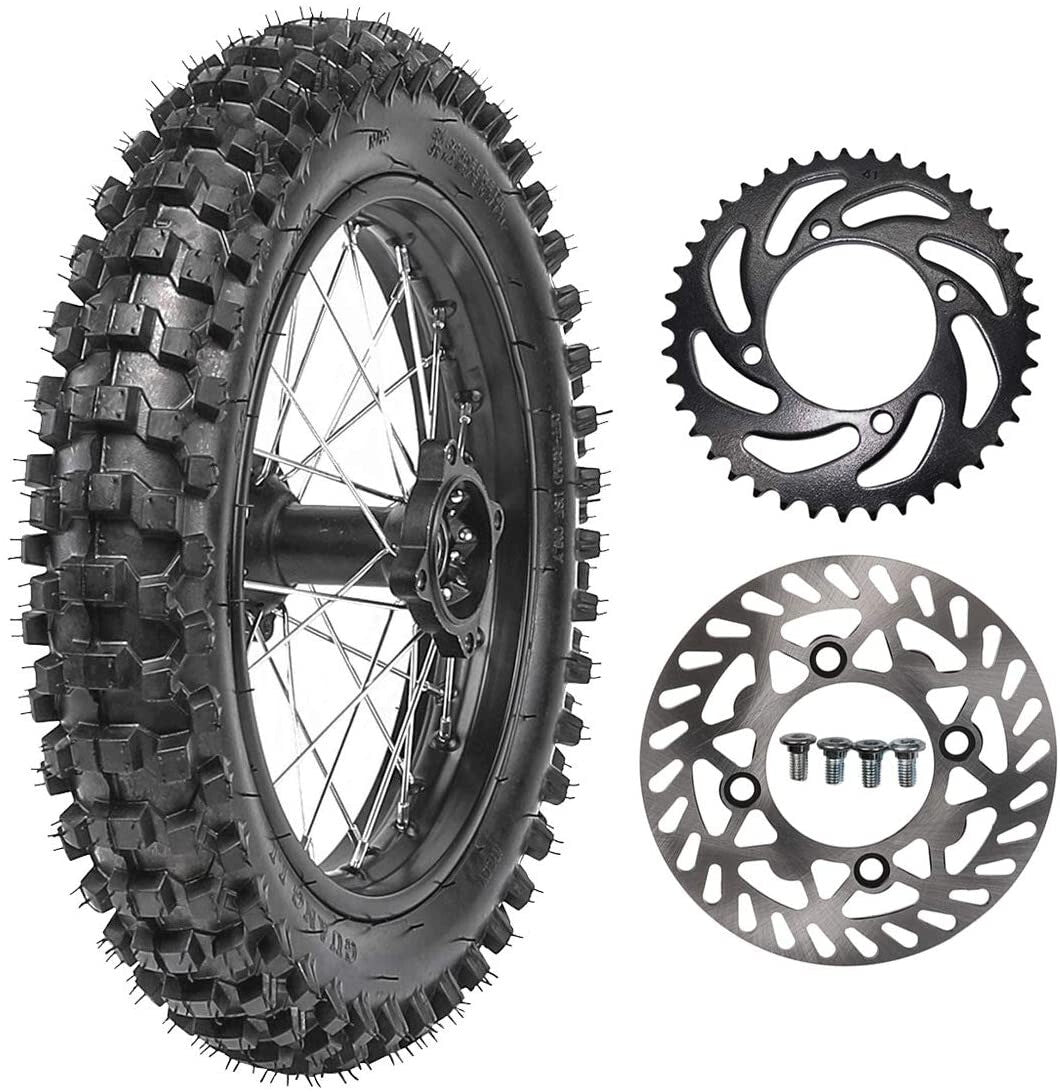 14 Rear Wheel Rim 90/100-14 Tyre Atomik 125cc 140cc 150cc CRF70 YZ85 Dirt Bike