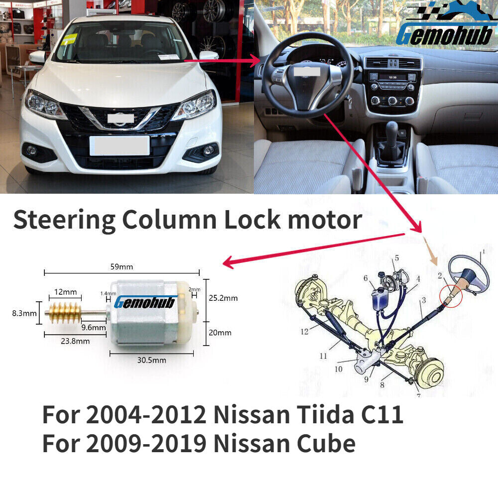 Steering Column Lock Motor For 2006-2010 for Infiniti M45 M35 Direction Latch Motor