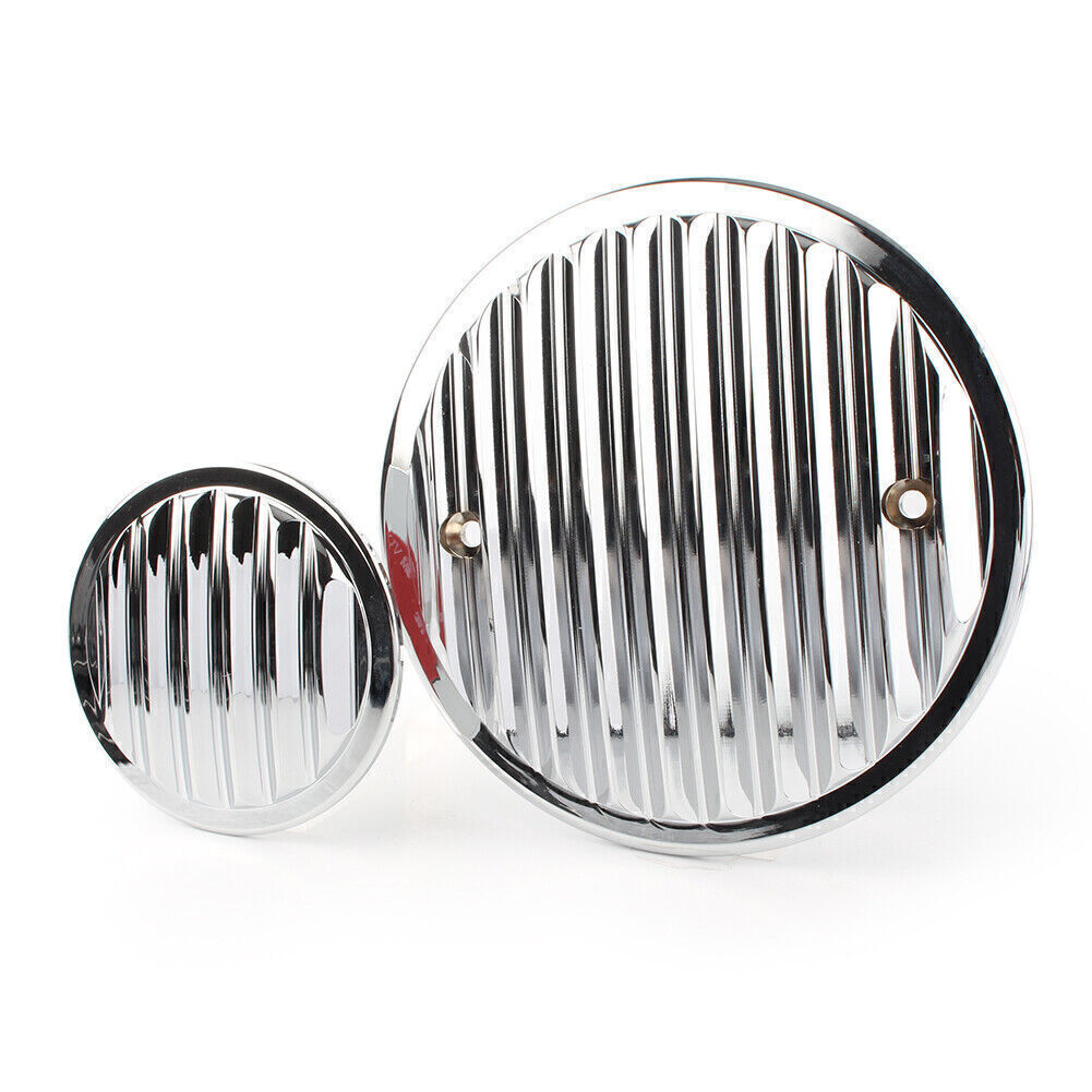 Plate Finned Engine Cover Kit Fit Victory Cross Country Hammer Vegas Chrome