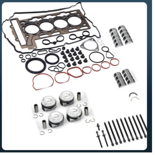 Engine Overhaul Rebuild Pistons Kit for Mini Cooper S JCW R55 R56 R57 N14B16 1.6