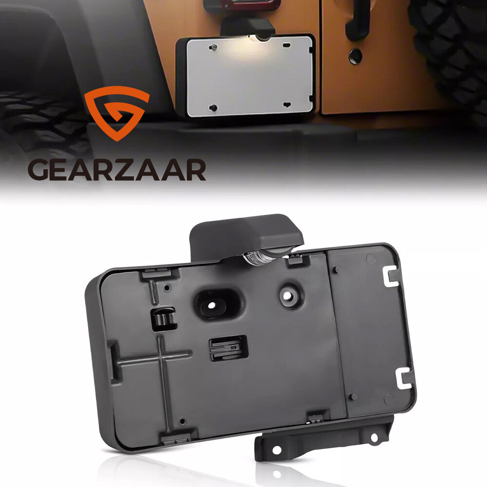 Rear License Plate Mounting Holder BracketLight 2007-2018 for Jeep for Wrangler JK