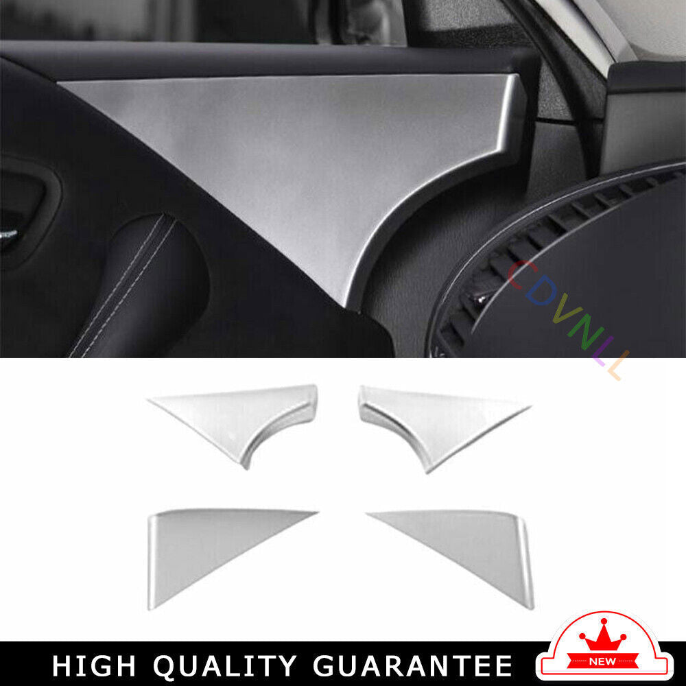 Inner Door Panel Cover Trim 4PCS Fit for Nissan Armada Y62 2017-20 Matte Silver