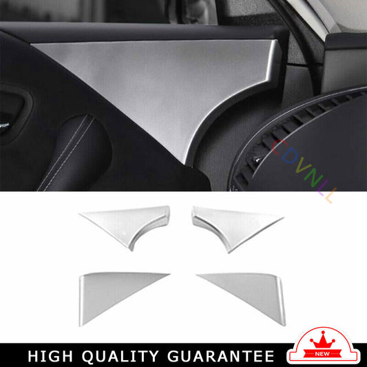 Inner Door Panel Cover Trim 4PCS Fit for Nissan Armada Y62 2017-20 Matte Silver