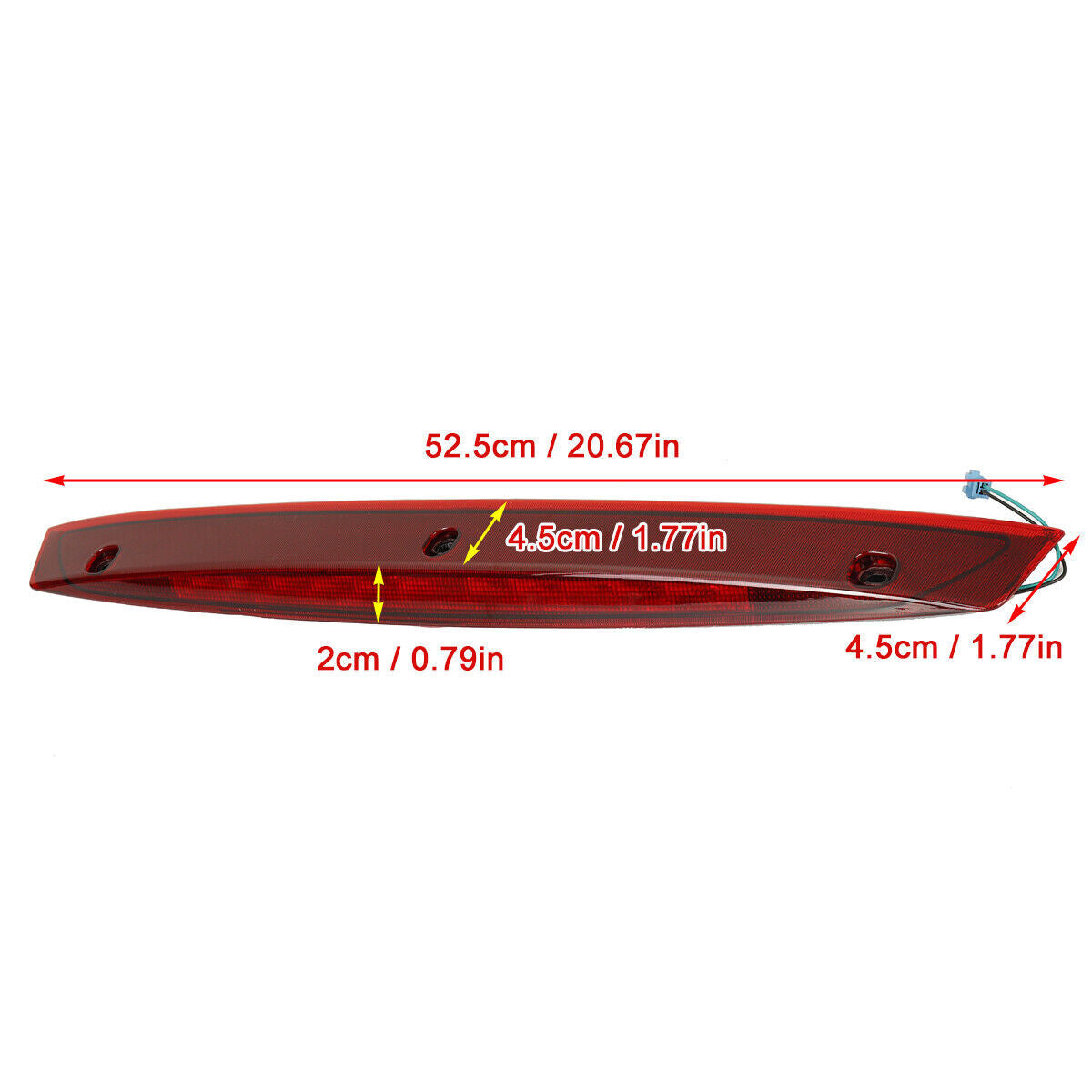 Red Lens Tail Lamp 3rd Rear Brake Light for Mercedes Benz Vito Viano W639 2003+