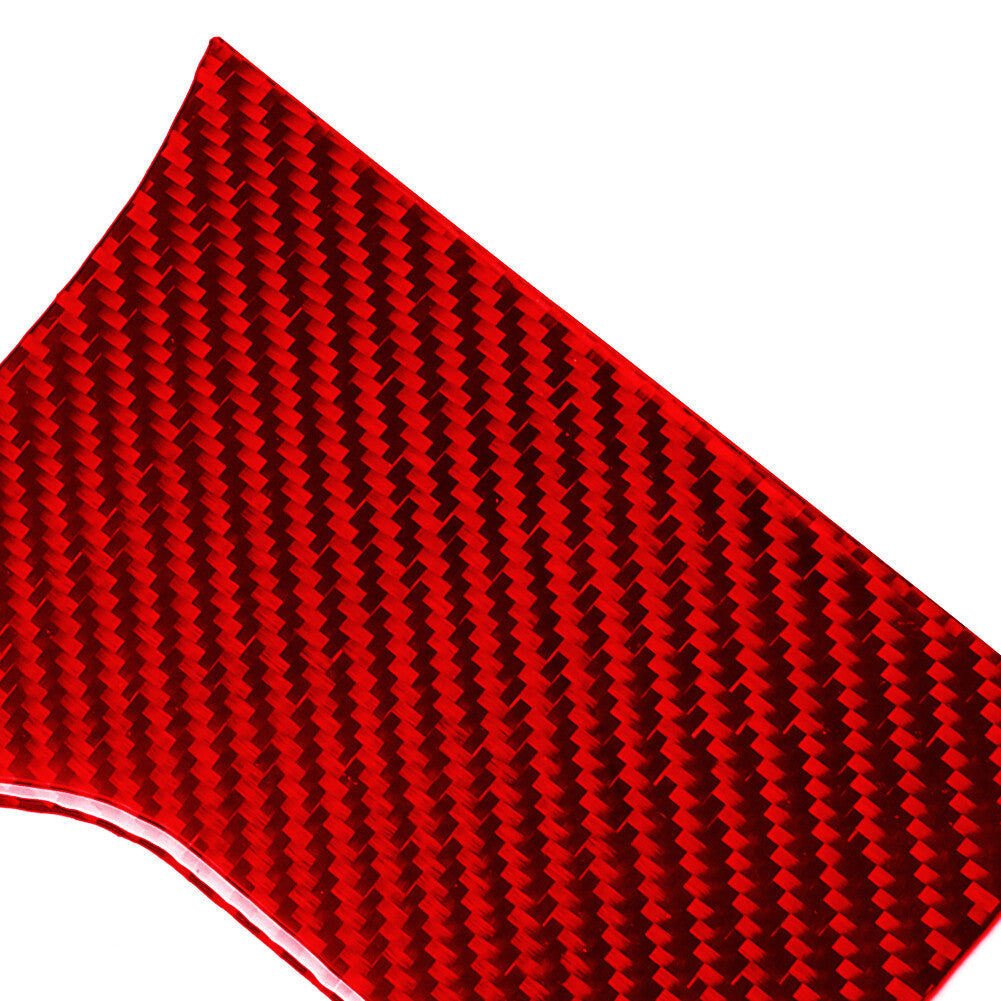 Red Carbon Fiber Steering Wheel Accent Cover Trim Fit for Chrysler 300 2005-2007