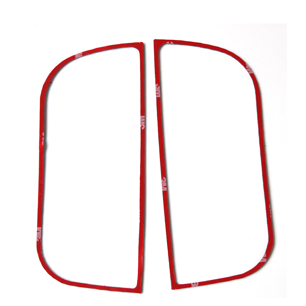 2pcs Carbon Fiber Air Conditioner Out Trim Cover for Dodge Journey 2009-2010 Red