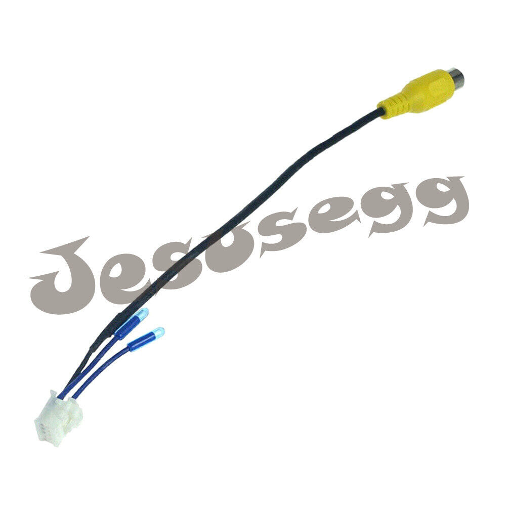 10Pins Rearview Backup Camera Cable Adaptor RCA For Car Stereo Radio Universal