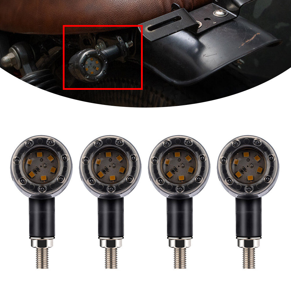 for Harley Cafe Racer Motor LED Brake Running Turn Signal Tail Light 4pcs