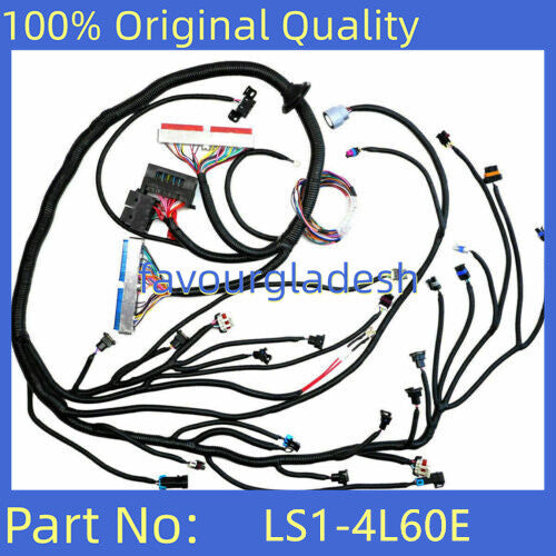 Standalone Engine Wiring Harness 4.8 5.3 6.0 For LS1 Engine w/4L60E DBC 1997-06
