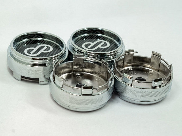 4-Piece for Cadillac 2.67-inch Wheel Center Cap, Hub Cap, Edge Cap, Badge Decal, Black