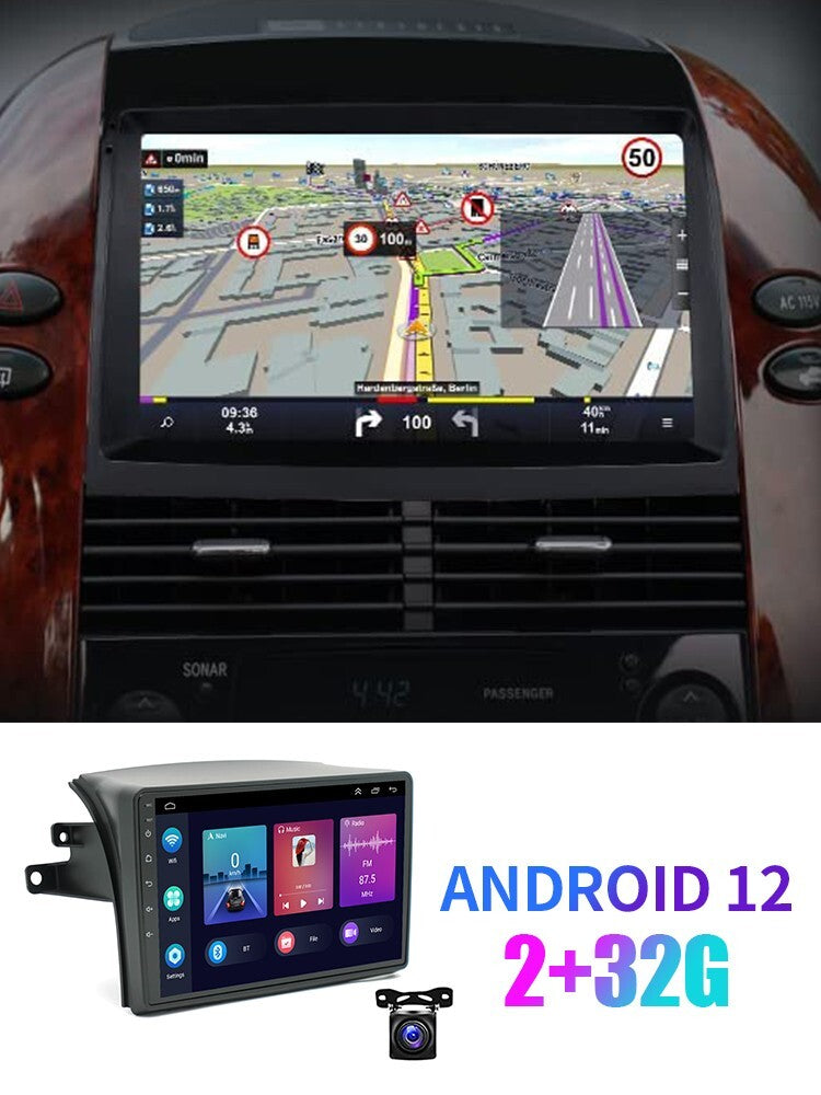 Android 12 for Toyota for Sienna 2004-2010: Wi-Fi, GPS, Apple CarPlay, Stereo Car Radio.